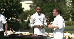 President Obama Grilling with Bobby Flay