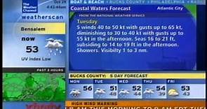 TWC Weatherscan - Sandy Coverage (1/2)