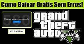 GTA V De Graça - Como Baixar GRÁTIS Via Epic Games SEM ERROS! (PC)