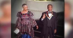 Camille Cosby standing by her husband