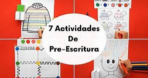 7 IDEAS DIVERTIDAS DE PRE-ESCRITURA | GRAFOMOTRICIDAD | APRENDER JUGANDO