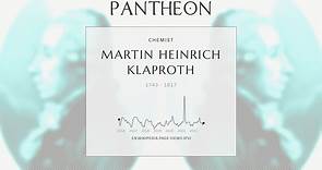 Martin Heinrich Klaproth Biography - German chemist (1743–1817)