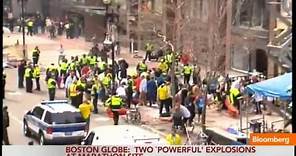 Boston Marathon Explosion Aftermath: Initial Video