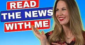 ONE HOUR ENGLISH LESSON - Learn English with the NEWS And Improve Your Fluency