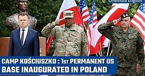 USA operationalises first permanent base for its troops in Poland| Oneindia News