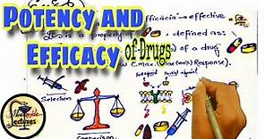 Potency and efficacy of drugs - Pharmacology | Pharmacodynamics