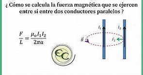 Clase 12- como se calcula la fuerza magnética ejercida entre conductores paralelos