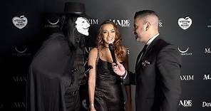 Tito Ortiz, Amber Nichole Miller 2021 Maxim Halloween Party Red Carpet Interview