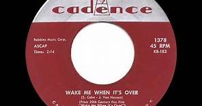 1960 HITS ARCHIVE: Wake Me When It’s Over - Andy Williams