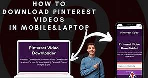 how to download Pinterest videos in laptop/pc download videos in gallery in android