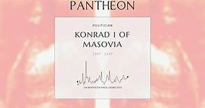 Konrad I of Masovia Biography - High Duke of Poland