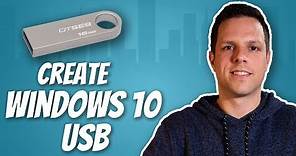 How to create a Windows 10 Installation USB
