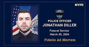 Funeral Service for Police Officer Jonathan Diller