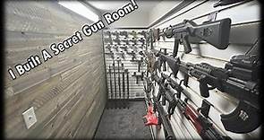 I Built A Secret Gun Room!