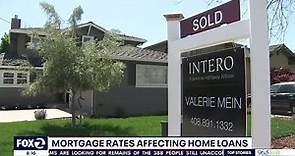 Mortgage rates affecting home loans