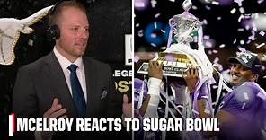 Washington ALWAYS finds a way, it's remarkable! - Greg McElroy reacts to the Sugar Bowl