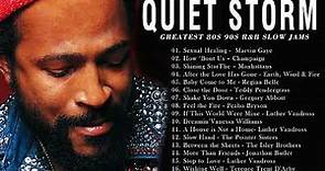 QUIET STORM GREATEST 80S 90S R&B SLOW JAMS | Marvin Gaye, Champaign, Luther Vandross and more