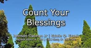 Count Your Blessings | Lyric Video