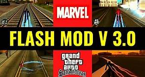 How to install Flash Mod in Gta San Andreas | Gta Sa Flash mod Controls | Flash mod 3.0
