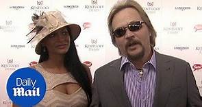 Travis Tritt and his wife at the Kentucky Derby - Daily Mail