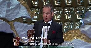 Tom Hollander wins the Best Supporting Actor award for The Night Manager