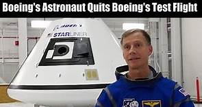 Boeing Astronaut Christopher Ferguson Leaves Boeing Spacecraft Test Flight