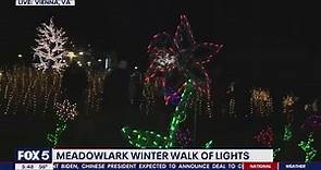 Visiting the Winter Walk of Lights at Meadowlark Botanical Gardens