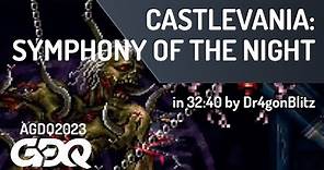 Castlevania: Symphony of the Night by Dr4gonBlitz in 32:40 - Awesome ...