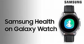 Set up and use Samsung Health on your Galaxy Watch to track your activity | Samsung US