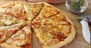 Recette de pizza facile / Easy homemade pizza /البيتزا بطريقة سهلة
