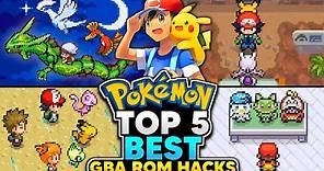 Top 5 Best Pokemon Rom Hacks 2023 (GBA) | Play as Ash & Pikachu