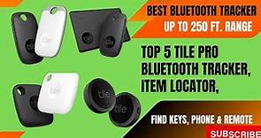 Top 5 Best Bluetooth Tracker & Key finder (2023) | Tile Pro Review
