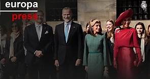 Los Reyes de los Países Bajos reciben con honores al rey Felipe y la reina Letizia