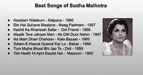 Superhit Songs Of Sudha Malhotra | Sudha Malhotra Hit Songs