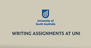 Study Help: Writing Assignments at Uni