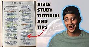 How I Study The Bible: Learn How To Study the Bible For Yourself | Proverbs 1:1-7