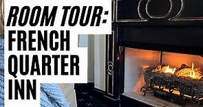 Hotel Room with a Fireplace?! French Quarter Inn Room Tour