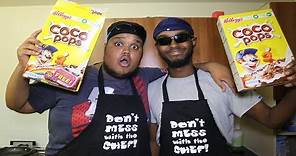 COOKING WITH CHUNKZ ft DARKEST MAN - HOW TO MAKE CEREAL!