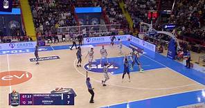 Basket serie A, gli highlights di Generazione Vincente Napoli Basket - Germani Brescia