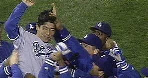 Hideo Nomo hurls a no-hitter against the Rockies in 1996