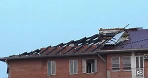 Cronaca maltempo Emilia, danni in provincia di Ferrara: tetti scoperchiati a Bondeno. Video