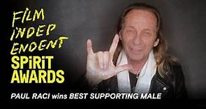 PAUL RACI wins Best Supporting Male for SOUND OF METAL at the 2021 Film Independent Spirit Awards