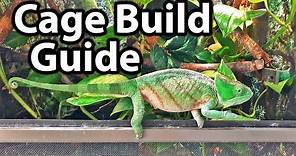How to set up a chameleon cage