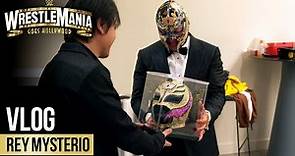 Rey Mysterio receives custom Hall of Fame mask: WrestleMania 39 Vlog