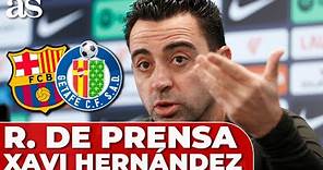 BARCELONA - GETAFE | XAVI HERNÁNDEZ, rueda de prensa PREVIA