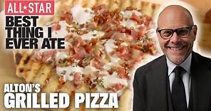 Alton Brown's Grilled Pizza | All-Star Best Thing I Ever Ate | Food Network