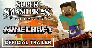 Super Smash Bros. Ultimate - Official Minecraft Steve Reveal Trailer