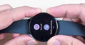 How to Reboot (Restart) Samsung Galaxy Watch 4 - If it's frozen!