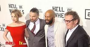 Hell On Wheels" Season 2 Premiere Arrivals Anson Mount, Common, Dominique McElligott