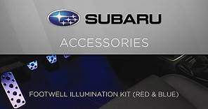 Genuine Subaru Accessory - Footwell Illumination Kit